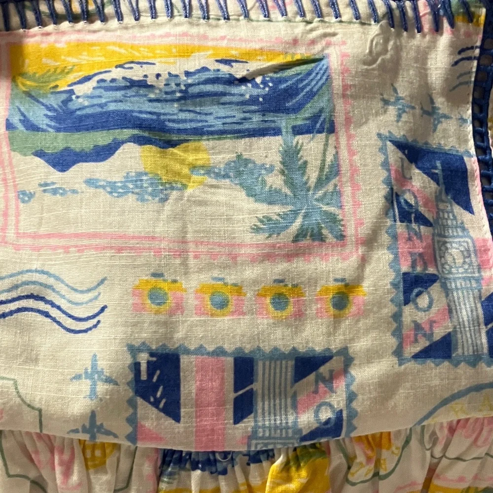Haute Hippie‎ Kids Travel Design (London, Rome, Beach) Shirt, Shorts and Bow Set